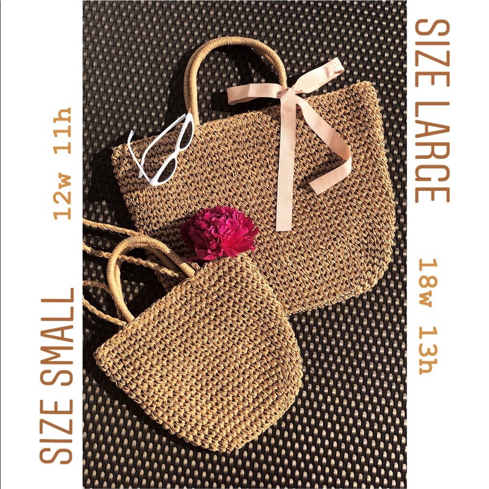 Rattan straw summer bags